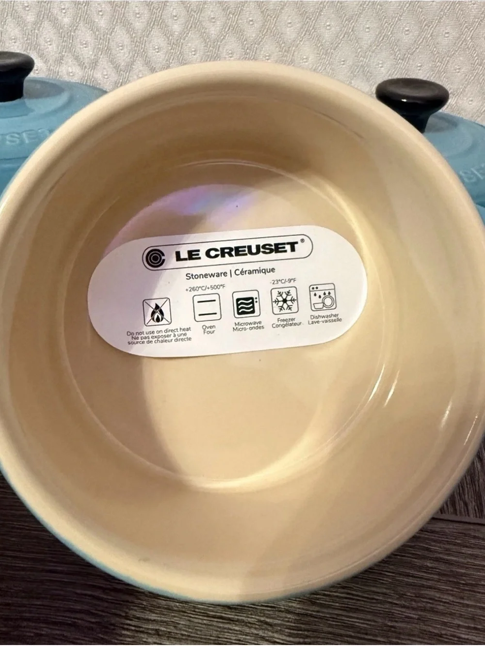 Lot of 4 Le Creuset Mini Rd Caribbean Julienne France Cocotte 4” 10cm oven dish